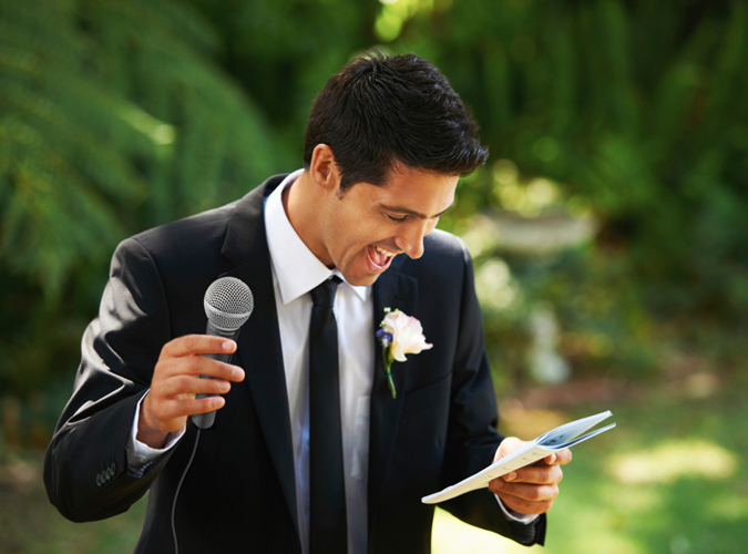 Microphone Wedding Speeches